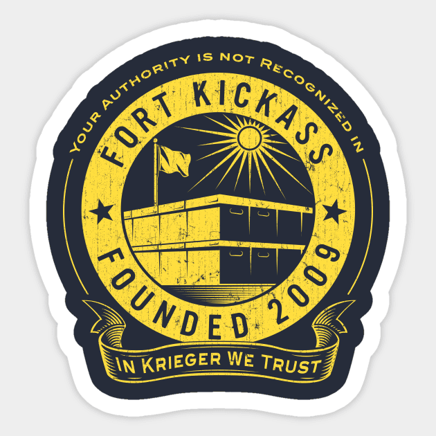 Fort Kickass Sticker by ianleino